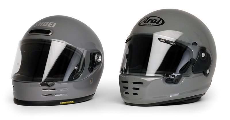 Shoei Glamster 06 and Arai Concept XE